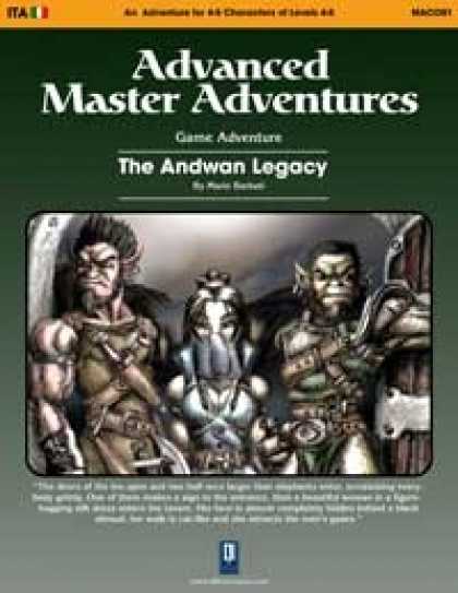 Role Playing Games - The Andwan Legacy (OSRIC)
