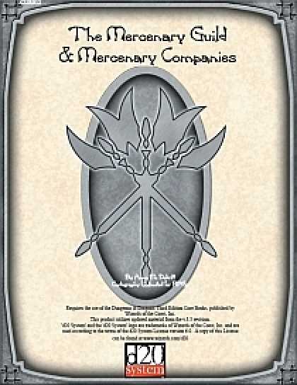 Role Playing Games - The Mercenary Guild & Mercenary Companies
