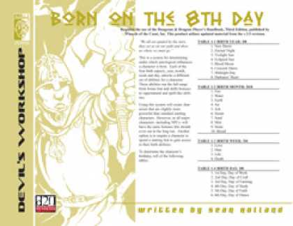 Role Playing Games - Born on the 8th Day