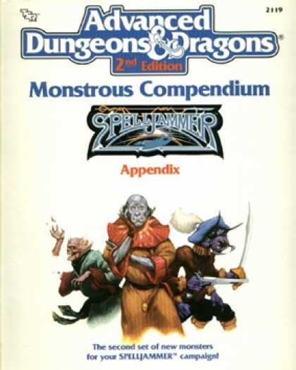 Role Playing Games - Monstrous Compendium Spelljammer Appendix 2
