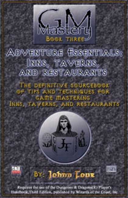 Role Playing Games - GM Mastery: Adventure Essentials: Inns, Taverns & Restaurants
