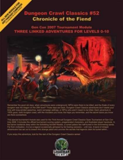 Role Playing Games - Dungeon Crawl Classics #52: Chronicle of the Fiend