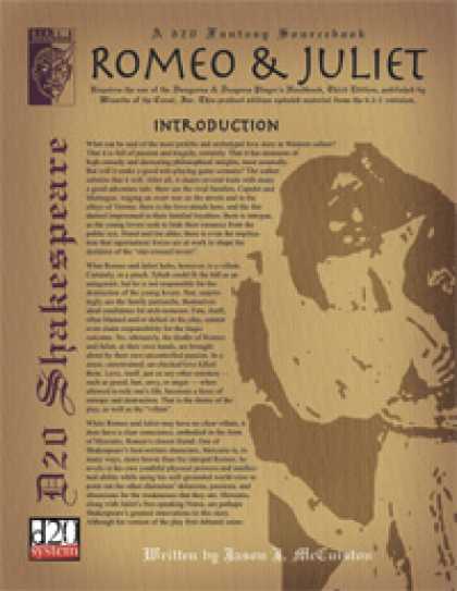 Role Playing Games - D20 Shakespeare: Romeo & Juliet