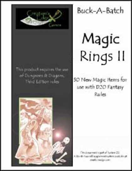 Role Playing Games - Buck-A-Batch: Magic Rings II