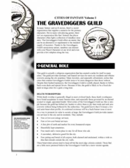 Role Playing Games - Cities of Fantasy 1: The Gravediggers' Guild