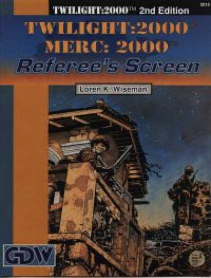 Role Playing Games - Twilight:2000 Merc:2000 Referee's Screen