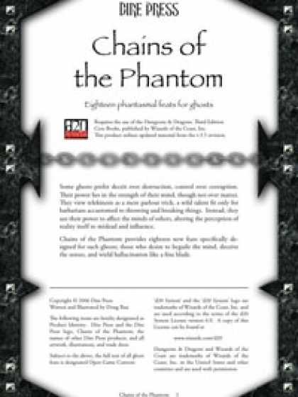 Role Playing Games - Chains of the Phantom