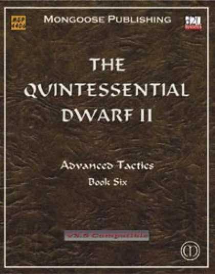 Role Playing Games - The Quintessential Dwarf II