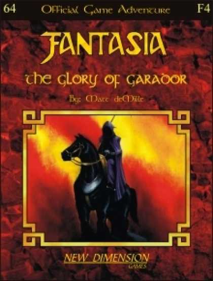 Role Playing Games - Fantasia: The Glory Of Garador--Adventure F4