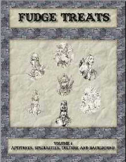 Role Playing Games - Fudge Treats Volume 1: Aptitudes, Specialties, Culture and Backg
