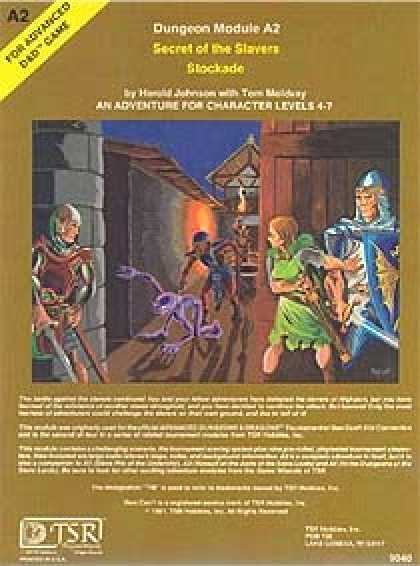 Role Playing Games - A2 - Secret of the Slavers' Stockade