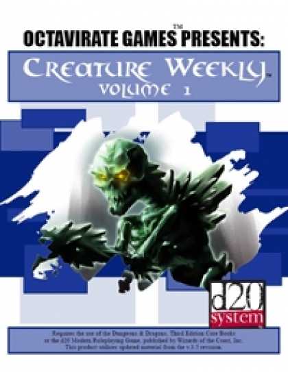 Role Playing Games - Creature Weekly Volume 1