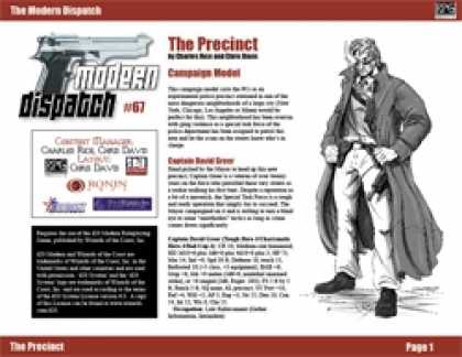 Role Playing Games - Modern Dispatch (#67): The Precinct