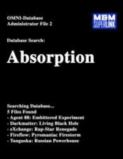 Role Playing Games - OMNI-Database 2: Absorption
