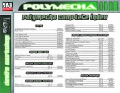 Role Playing Games - Polymecha Complete Index