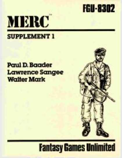 Role Playing Games - MERC: Supplement 1