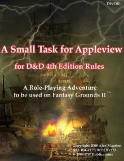 Role Playing Games - A Small Task for Appleview D&D 4th edition for Fantasy Grounds II