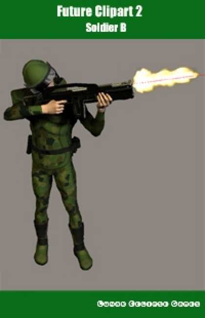 Role Playing Games - Future Clipart 2 - Soldier B