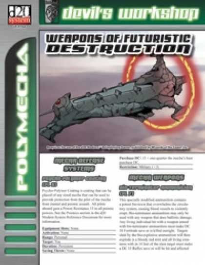 Role Playing Games - Weapons of Futuristic Destruction