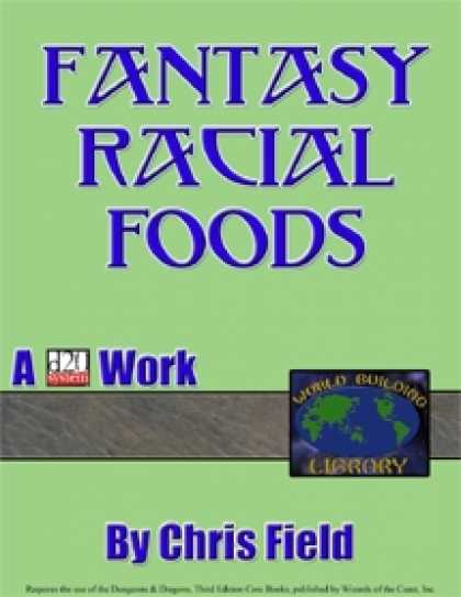 Role Playing Games - World Building Library: Fantasy Racial Foods