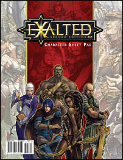 Role Playing Games - Exalted Second Edition: Character Sheet Pad