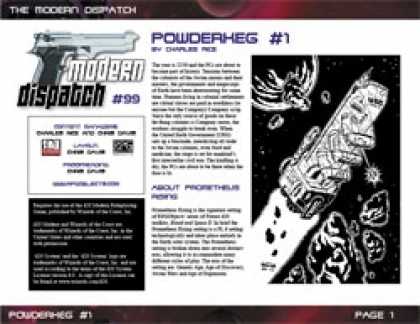Role Playing Games - Modern Dispatch (#99): Powderkeg #1