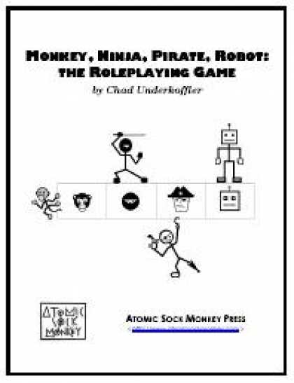 Role Playing Games - Monkey, Ninja, Pirate, Robot: the Roleplaying Game