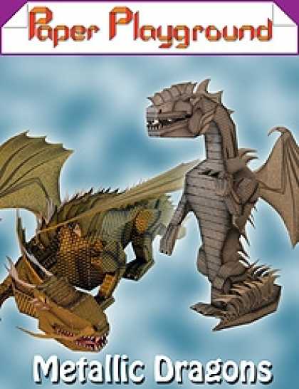 Role Playing Games - Paper Playground - Metallic Dragons