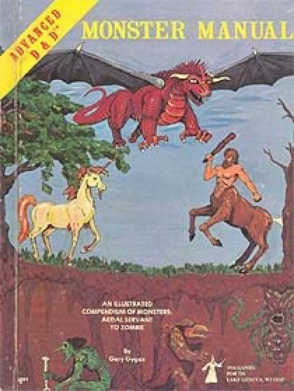 Role Playing Games - 1st Edition AD&D Monster Manual