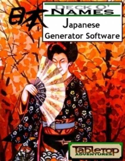 Role Playing Games - Deck O' Names - Japanese Generator