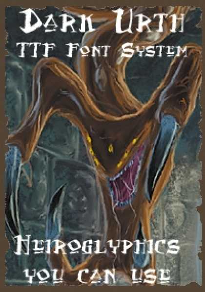 Role Playing Games - AOTA-TTF - Dark Urth Heiroglyphic system