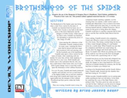 Role Playing Games - Lost Classes: Brotherhood of the Spider