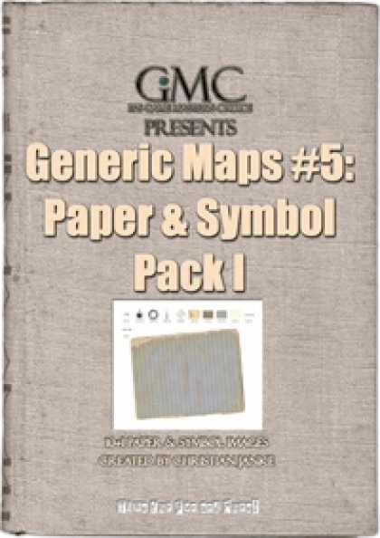 Role Playing Games - Generic Maps #5: Paper & Symbol Pack I