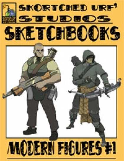 Role Playing Games - Skortched Urf' Studios Sketchbook: Modern figures #1