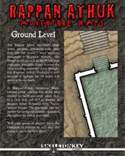 Role Playing Games - Rappan Athuk Adventure Maps: Ground Level