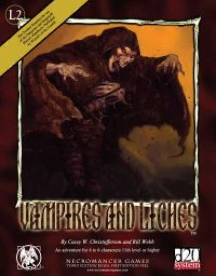 Role Playing Games - Vampires and Liches