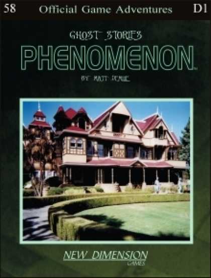 Role Playing Games - Phenomenon: Ghost Stories--Adventure pack D1