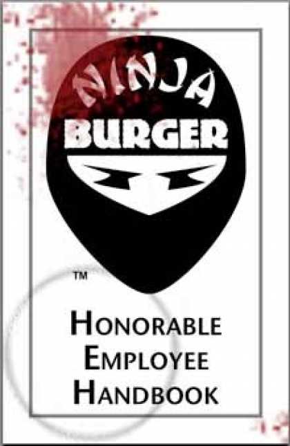 Role Playing Games - Ninja Burger Honorable Employee Handbook