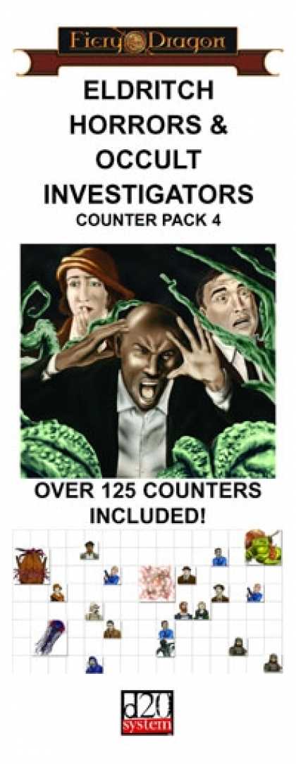 Role Playing Games - Counter Pack 4: Eldritch Horrors & Occult Investigators