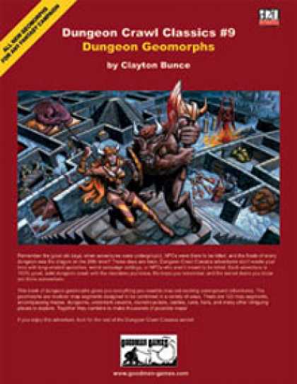 Role Playing Games - Dungeon Crawl Classics #9: Dungeon Geomorphs