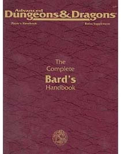 Role Playing Games - The Complete Bard's Handbook