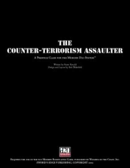 Role Playing Games - Counter-Terrorism Assaulter