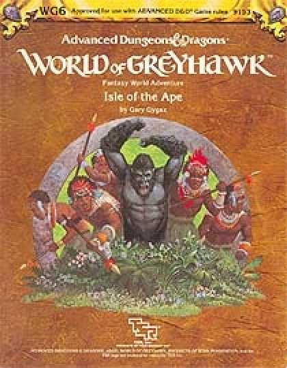 Role Playing Games - WG6 - Isle of the Ape