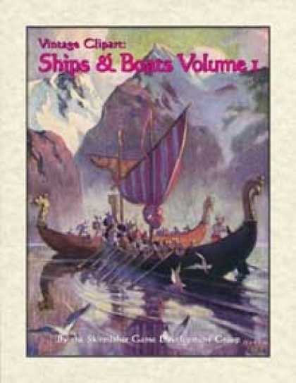 Role Playing Games - Vintage Clipart: Ships & Boats Volume 1