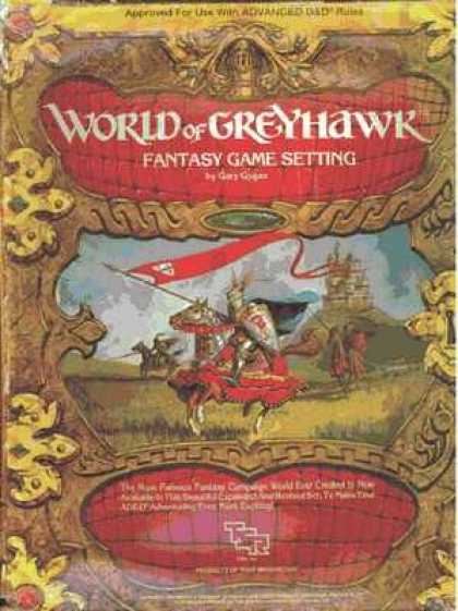Role Playing Games - World of Greyhawk Fantasy Game Setting