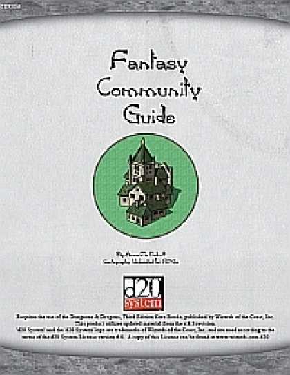 Role Playing Games - Fantasy Community Guide: Hamlets, Thorps & Villages