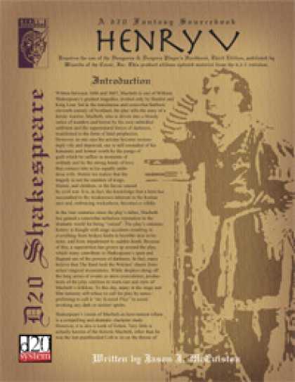Role Playing Games - D20 Shakespeare: Henry V
