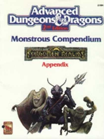 Role Playing Games - Monstrous Compendium Forgotten Realms Appendix