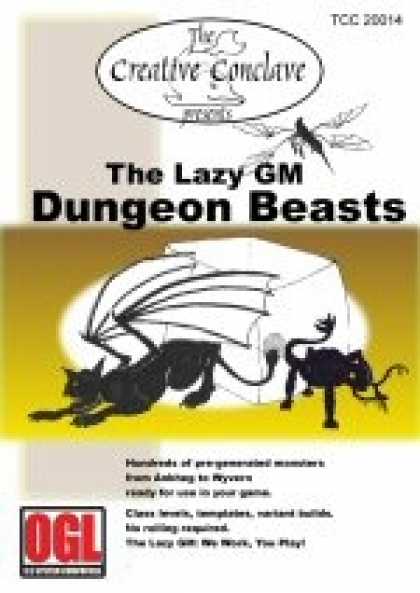 Role Playing Games - The Lazy GM: Dungeon Beasts