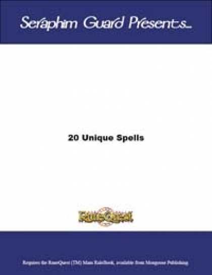 Role Playing Games - 20 Unique Spells (Runequest)